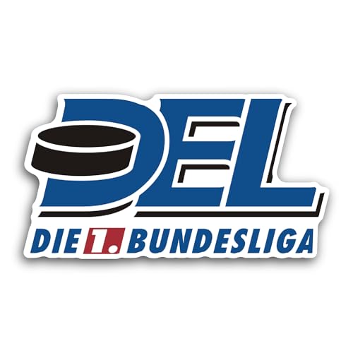 2 (Pieces) 3" and 5" Deutsche Eish0ckey Liga Sticker, Waterproof Vinyl Decals for Many Purpose Like 