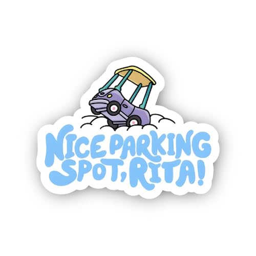 2 (Pieces) 3" and 5" Orange Get Lost Text Sticker, Waterproof Vinyl Decals for Many Purpose Like Car
