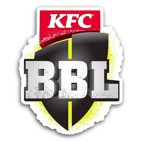 2 (Pieces) 3" and 5" Big Bash L3ague Sticker, Waterproof Vinyl Decals for Many Purpose Like Cars, Tr