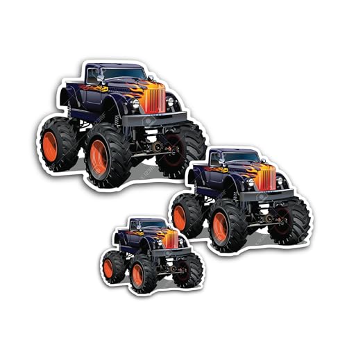 2 (Pieces) 3" and 5" Terrorists Sticker, Waterproof Vinyl Decals for Many Purpose Like Cars, Trucks,