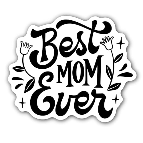 2 (Pieces) 3" and 5" Quiet Joy Holly Berry Sticker, Waterproof Vinyl Decals for Many Purpose Like Ca