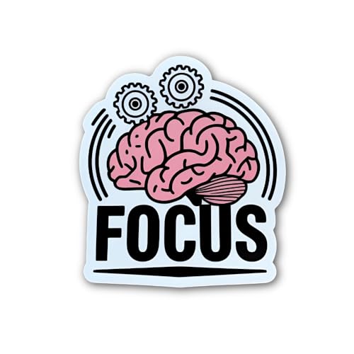 Top View Motivation Note with clothespins and Staples Sticker - 5" Vinyl Sticker Waterproof