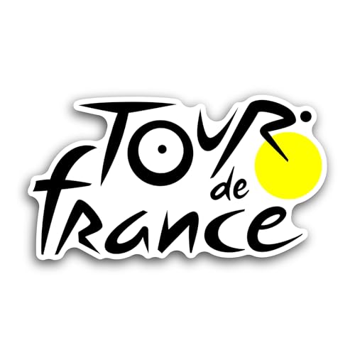 2 (Pieces) 3" and 5" T0ur de France Sticker, Waterproof Vinyl Decals for Many Purpose Like Cars, Tru