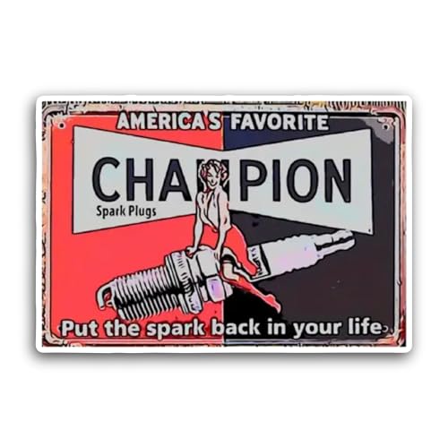 2 (Pieces) 3" and 5" Champion Sticker, Waterproof Vinyl Decals for Many Purpose Like Cars, Trucks, L
