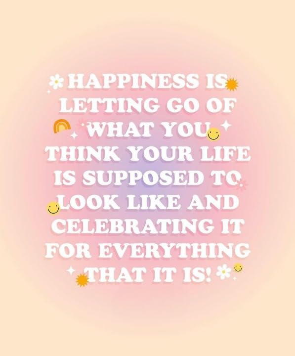 2 (Pieces) 3" and 5" Stickers n Decals Happiness is Being Thankful Great Gift - Motivational Sticker