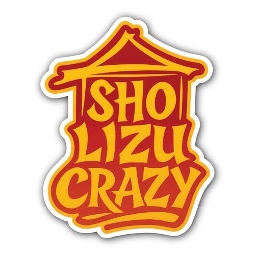 2 (Pieces) 3" and 5" Funny Pizza Man Sticker, Waterproof Vinyl Decals for Many Purpose Like Cars, Tr