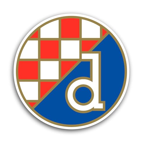 2 (Pieces) 3" and 5" Dinam0 Zagreb Sticker, Waterproof Vinyl Decals for Many Purpose Like Cars, Truc