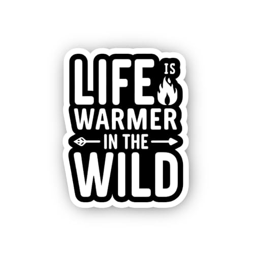 2 (Pieces) 3" and 5" Fly Tasty Sticker, Waterproof Vinyl Decals for Many Purpose Like Cars, Trucks, 