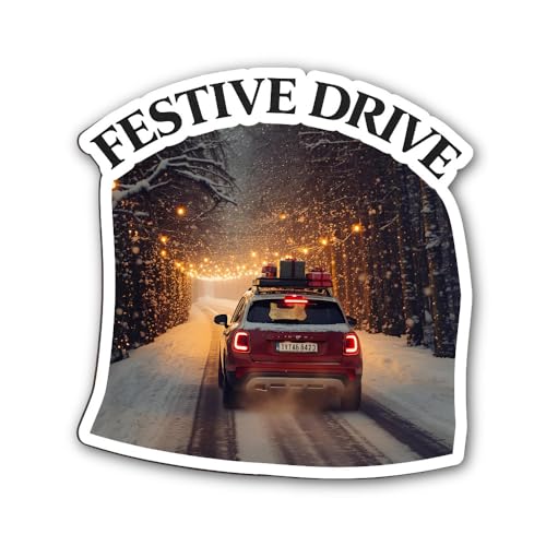 2 (Pieces) 3" and 5" Pine Tree in Circle Sticker, Waterproof Vinyl Decals for Many Purpose Like Cars