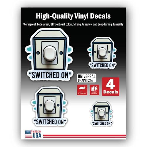 2 (Pieces) 3" and 5" Stickers n Decals Think Good Thoughts - Motivational Sticker Vinyl Decal Sticke