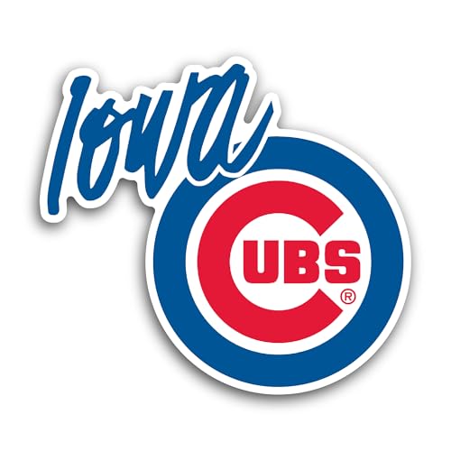 2 (Pieces) 3" and 5" L0wa Cubs Sticker, Waterproof Vinyl Decals for Many Purpose Like Cars, Trucks, 
