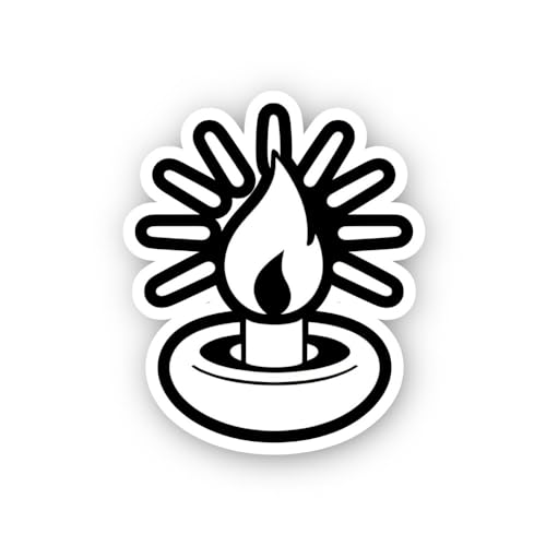 2 (Pieces) 3" and 5" Spread Love Sticker, Waterproof Vinyl Decals for Many Purpose Like Cars, Trucks