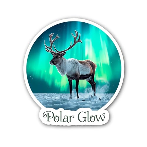 2 (Pieces) 3" and 5" Jingle Bells Company Logo Sticker, Waterproof Vinyl Decals for Many Purpose Lik