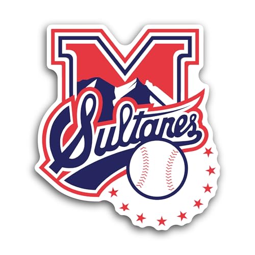 2 (Pieces) 3" and 5" M0nterrey Sultanes Logo Decal Sticker, Waterproof Vinyl Decals for Many Purpose