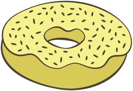 Inspirational Quote Yellow Donut Sticker Motivational Sticker Vinyl Decal Motivation Stickers- 5" Vinyl Sticker Waterproof
