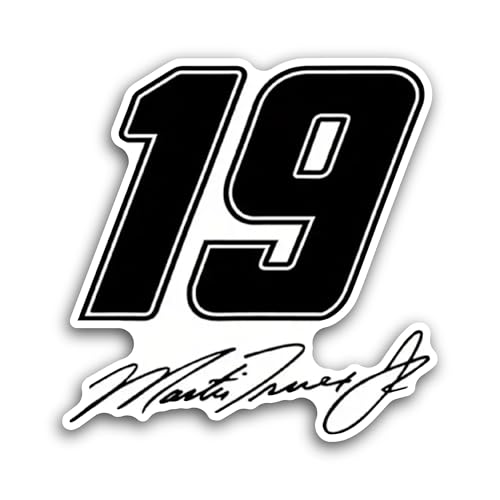 2 (Pieces) 3" and 5" Number 19 Sticker, Waterproof Vinyl Decals for Many Purpose Like Cars, Trucks, 