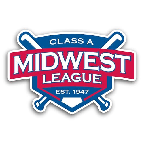 2 (Pieces) 3" and 5" Midwest L3ague Sticker, Waterproof Vinyl Decals for Many Purpose Like Cars, Tru
