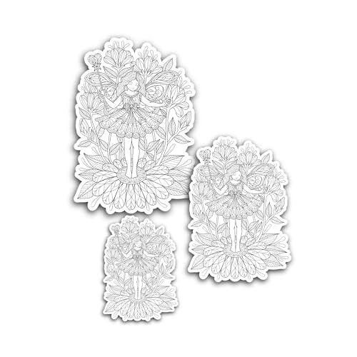 2 (Pieces) 3" and 5" Allmotor JDM Logo Sticker, Waterproof Vinyl Decals for Many Purpose Like Cars, 