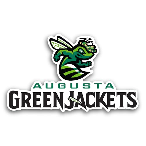 2 (Pieces) 3" and 5" Augusta Gr33nJackets Sticker, Waterproof Vinyl Decals for Many Purpose Like Car