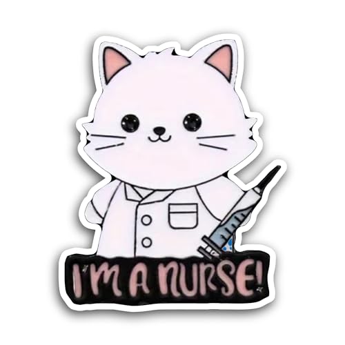 2 (Pieces) 3" and 5" I'm A Nurse Sticker, Waterproof Vinyl Decals for Many Purpose Like Cars, Trucks