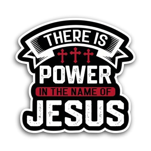 2 (Pieces) 3" and 5" There is Power Text Sticker, Waterproof Vinyl Decals for Many Purpose Like Cars