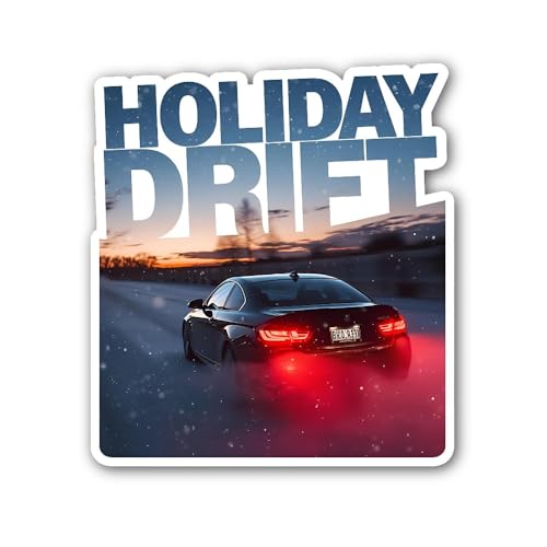 2 (Pieces) 3" and 5" Intricate Snowflake Design Sticker, Waterproof Vinyl Decals for Many Purpose Li