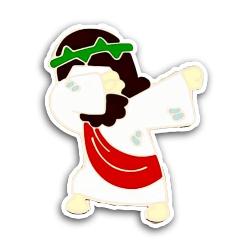 2 (Pieces) 3" and 5" Jesus Christ Sticker, Waterproof Vinyl Decals for Many Purpose Like Cars, Truck