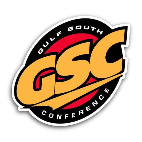 2 (Pieces) 3" and 5" Gulf S0uth Conference Sticker, Waterproof Vinyl Decals for Many Purpose Like Ca