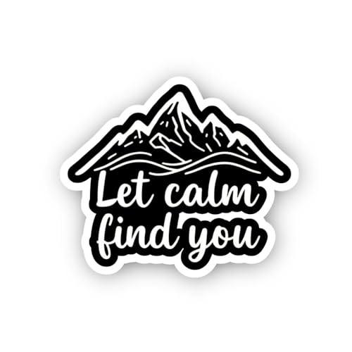 2 (Pieces) 3" and 5" Keep@Trying Sticker, Waterproof Vinyl Decals for Many Purpose Like Cars, Trucks