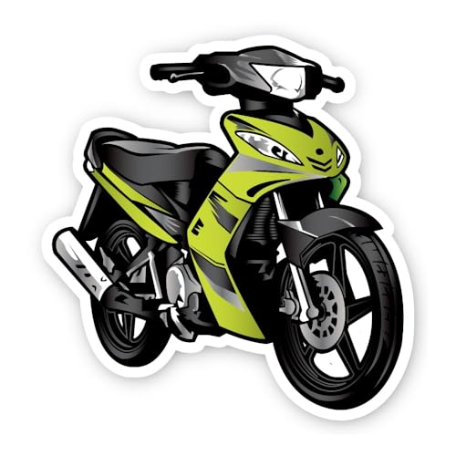 2 (Pieces) 3" and 5" HI! Message Sticker, Waterproof Vinyl Decals for Many Purpose Like Cars, Trucks