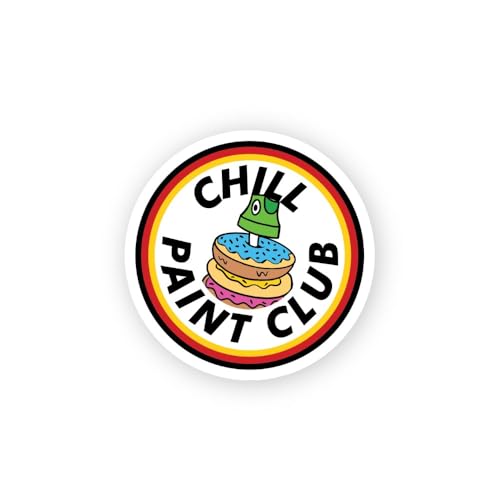 2 (Pieces) 3" and 5" Northern Supply & Co. Foliage Circle Sticker, Waterproof Vinyl Decals for Many 