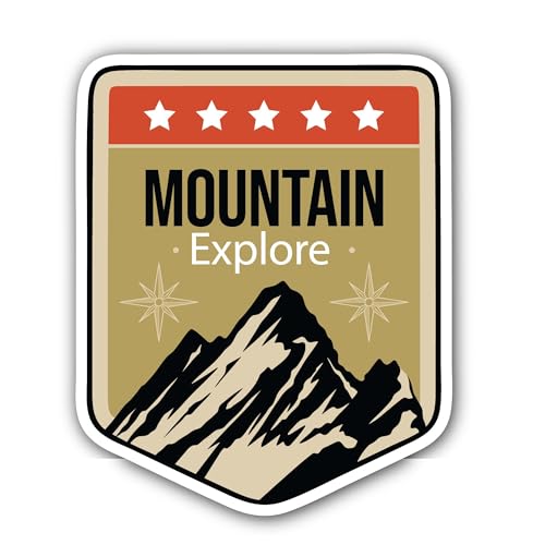 2 (Pieces) 3" and 5" Sturdy Footwear Journey Sticker, Waterproof Vinyl Decals for Many Purpose Like 