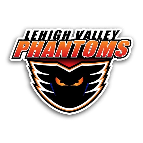 2 (Pieces) 3" and 5" Lehigh Valley Phant0ms Sticker, Waterproof Vinyl Decals for Many Purpose Like C