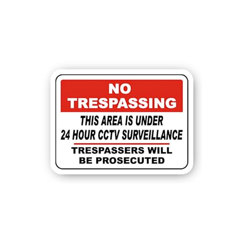 2 (Pieces) 3" and 5" Don't Look Behind You Sticker, Waterproof Vinyl Decals for Many Purpose Like Ca