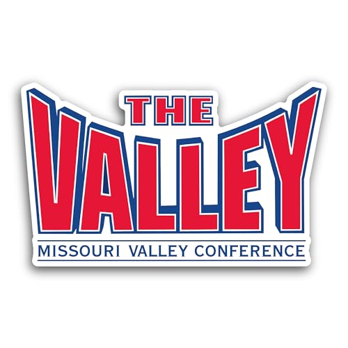 2 (Pieces) 3" and 5" Missouri Valley C0nference Sticker, Waterproof Vinyl Decals for Many Purpose Li