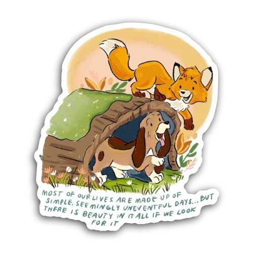 2 (Pieces) 3" and 5" The Sweetest of Friends Sticker, Waterproof Vinyl Decals for Many Purpose Like 