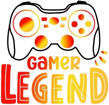 Inspirational Quote Gamer Legend Motivational Sticker Vinyl Decal Motivation Stickers- 5" Vinyl Sticker Waterproof