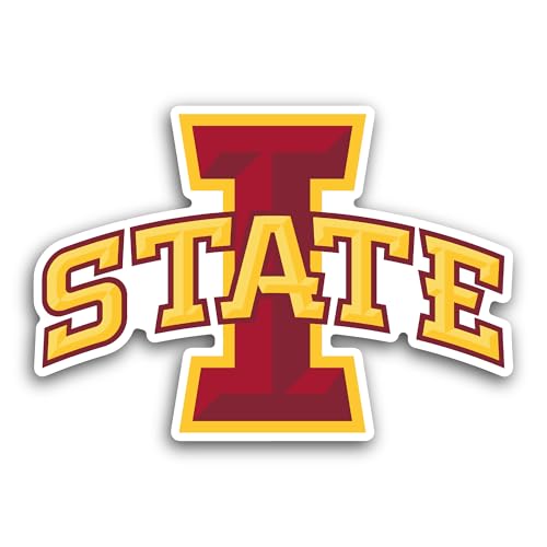 2 (Pieces) 3" and 5" L0wa State Logo Sticker, Waterproof Vinyl Decals for Many Purpose Like Cars, Tr