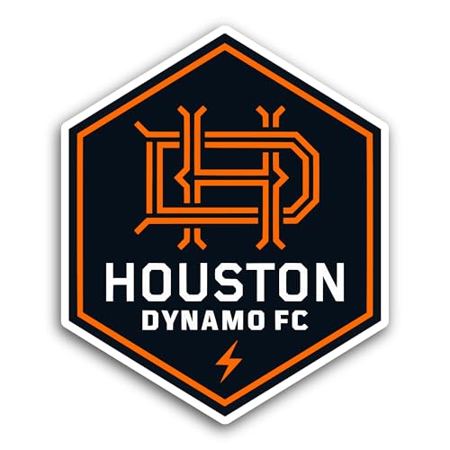 2 (Pieces) 3" and 5" H0uston Dynam0 Sticker, Waterproof Vinyl Decals for Many Purpose Like Cars, Tru
