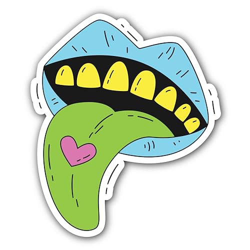 2 (Pieces) 3" and 5" Discover Magnifying Glass Sticker, Waterproof Vinyl Decals for Many Purpose Lik