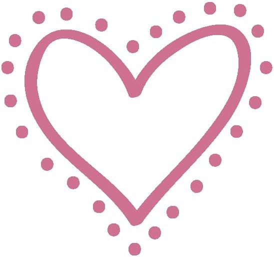 Inspirational Quote Dot Heart Motivational Sticker Vinyl Decal Motivation Stickers- 5" Vinyl Sticker Waterproof