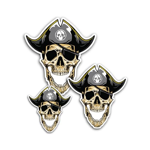 2 (Pieces) 3" and 5" Man with Sunglasses Sticker, Waterproof Vinyl Decals for Many Purpose Like Cars