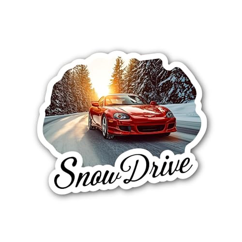 2 (Pieces) 3" and 5" Floral Heart Gift Sticker, Waterproof Vinyl Decals for Many Purpose Like Cars, 