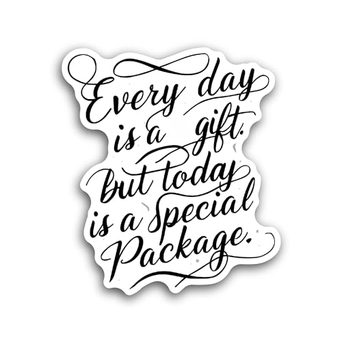2 (Pieces) 3" and 5" Inspirational and Motivational Lettering Sticker, Waterproof Vinyl Decals for M