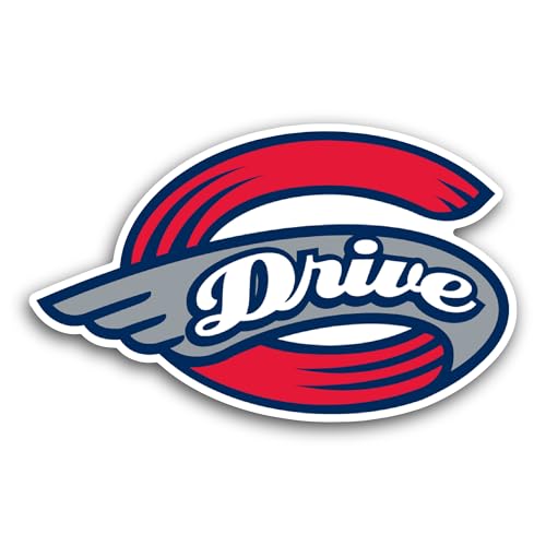 2 (Pieces) 3" and 5" Gr33nville Baseball Logo Decal Sticker, Waterproof Vinyl Decals for Many Purpos