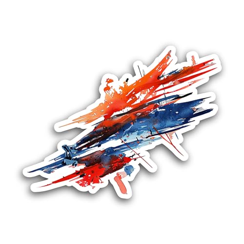 2 (Pieces) 3" and 5" Military Assistance Command Sticker, Waterproof Vinyl Decals for Many Purpose L