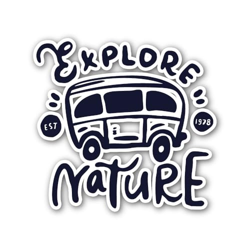 Wait for The Lord be Strong and take Heart and Wait for The Lord - 5" Vinyl Sticker Waterproof Vinyl