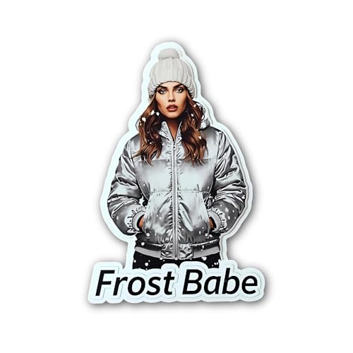 2 (Pieces) 3" and 5" Mountain Peak Sun Sticker, Waterproof Vinyl Decals for Many Purpose Like Cars, 