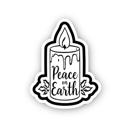 2 (Pieces) 3" and 5" Social Distortion Sticker, Waterproof Vinyl Decals for Many Purpose Like Cars, 