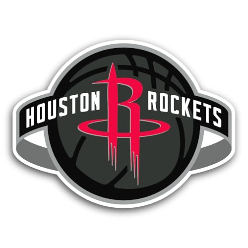 2 (Pieces) 3" and 5" H0uston Rockets Decal Sticker, Waterproof Vinyl Decals for Many Purpose Like Ca